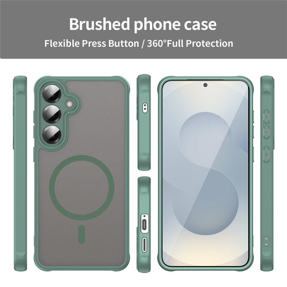 MagSafe-hoesje voor Samsung Galaxy A27 5G, Techsuit, HaloFrost II, Groen