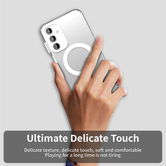 MagSafe-hoesje voor Samsung Galaxy A35 5G A356, Techsuit, CandyCase, Wit