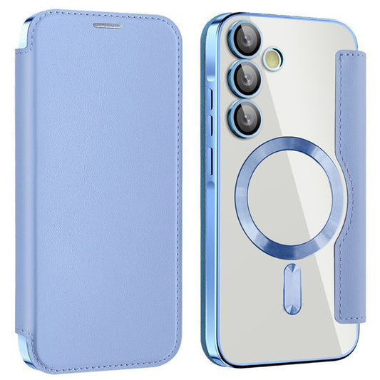 MagSafe-hoes voor Samsung Galaxy A55 5G A556, Techsuit, SmartMag Book, Blauw