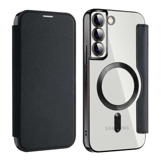 MagSafe-hoes voor Samsung Galaxy S22+ 5G S906, Techsuit, SmartMag Book, Zwart