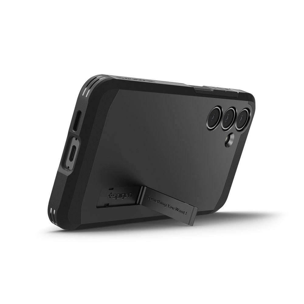 MagSafe hoesje voor Samsung Galaxy S24 FE S721, Spigen, Tough Armor, Zwart ACS08625