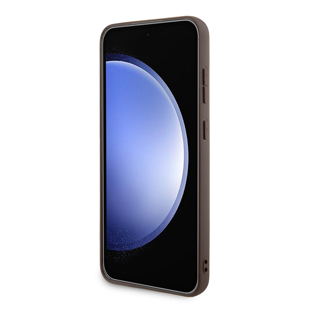 MagSafe Case for Samsung Galaxy S24+ S926, Guess, 4G Collection, Brown