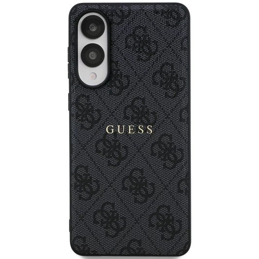 MagSafe hoesje voor Samsung Galaxy S25 Edge S937, Guess, 4G Ring Classic Logo, Zwart