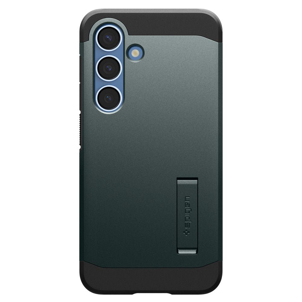 MagSafe hoesje voor Samsung Galaxy S25+ S936, Spigen, Tough Armor, Groen ACS08989