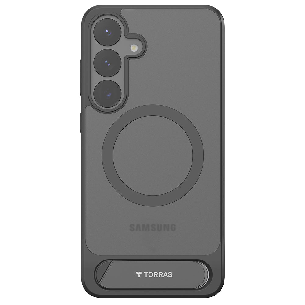 MagSafe Case for Samsung Galaxy S25+ S936, Torras, Pstand, Black