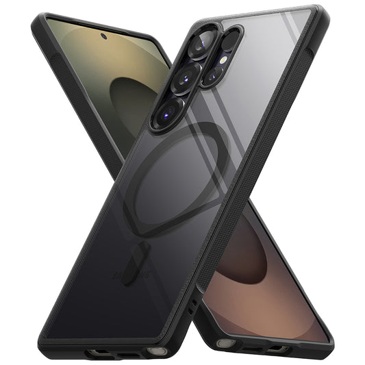 MagSafe hoes voor Samsung Galaxy S25 Ultra S938, Ringke, Fusion Bold, Zwart