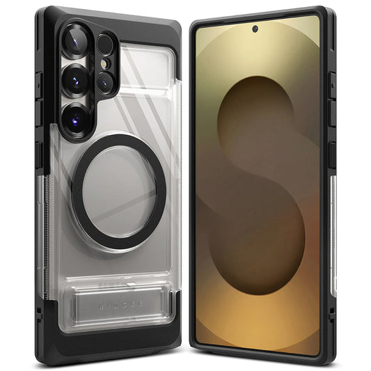 MagSafe hoesje voor Samsung Galaxy S25 Ultra S938, Ringke, UX, Transparant