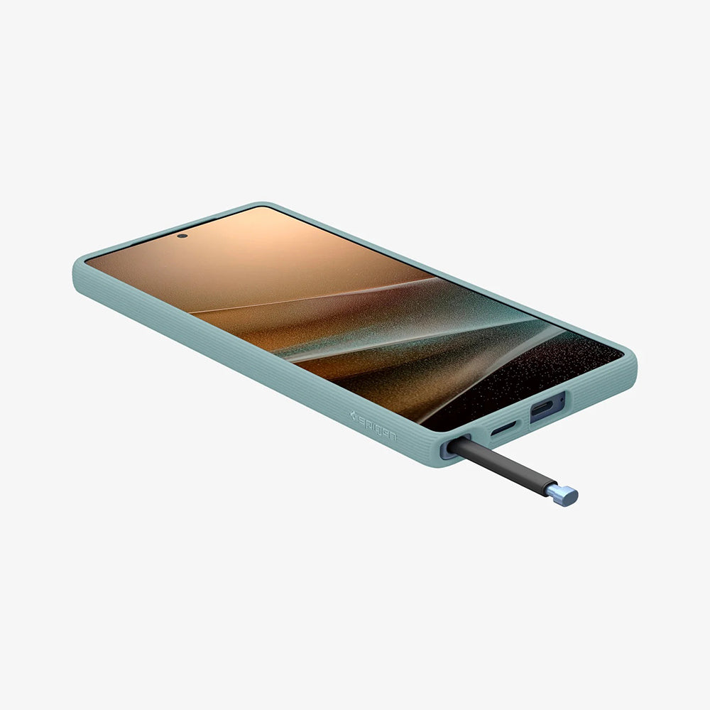 MagSafe hoes voor Samsung Galaxy S25 Ultra S938, Spigen, Caseology Parallax, Groen ACS09053