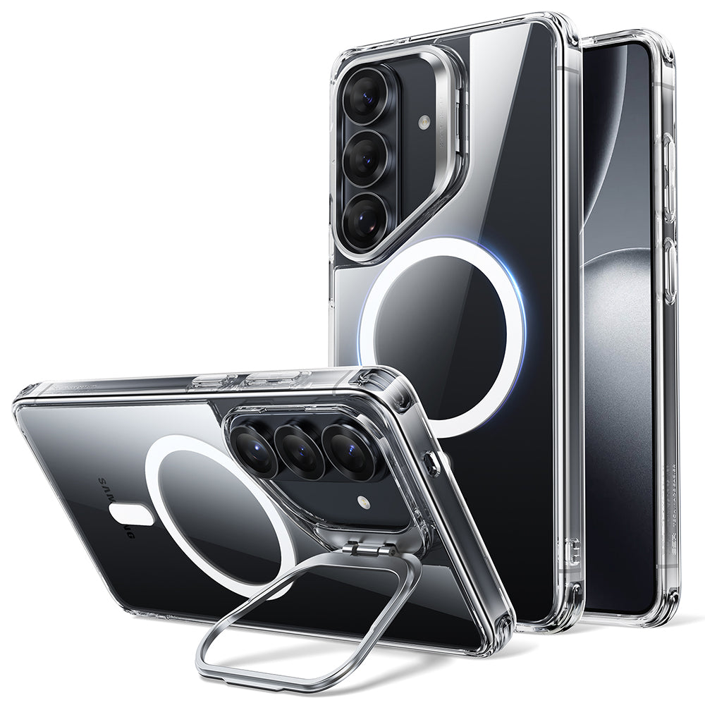 MagSafe hoesje voor Samsung Galaxy S26 Plus S947, ESR, Classic Hybrid Kickstand, Transparant