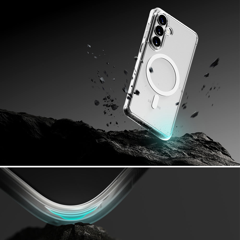 MagSafe hoesje voor Samsung Galaxy S26 Plus S947, Ringke, Fusion, Transparant