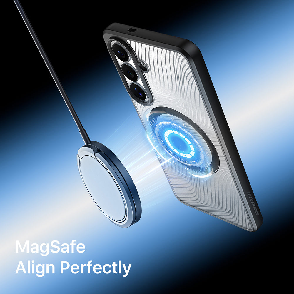 MagSafe-hoesje voor Samsung Galaxy S26 Plus S947, DUX DUCIS, Aimo, Zwart