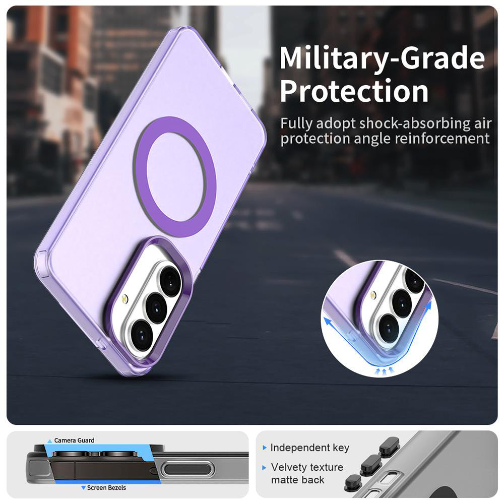 MagSafe hoesje voor Samsung Galaxy S26 Plus, Techsuit, CandyCase, Paars