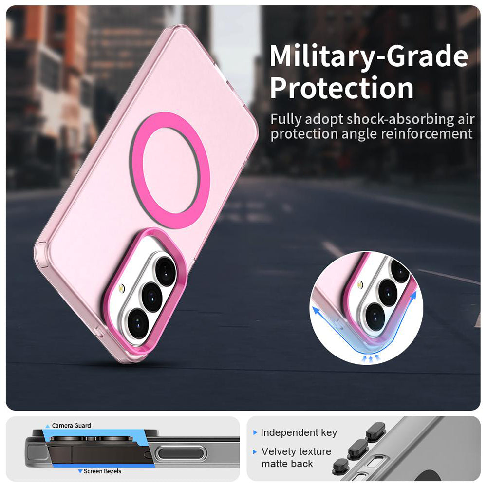 MagSafe hoesje voor Samsung Galaxy S26 Plus, Techsuit, CandyCase, Roze