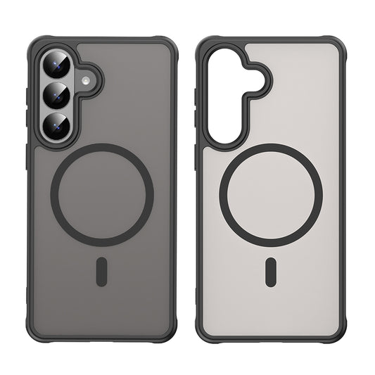 MagSafe hoesje voor Samsung Galaxy S26 Plus, Techsuit, HaloFrost II, Zwart