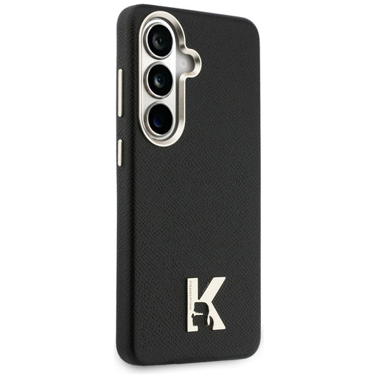 MagSafe hoes voor Samsung Galaxy S26 S942, Karl Lagerfeld, Karl Head Logo, Zwart