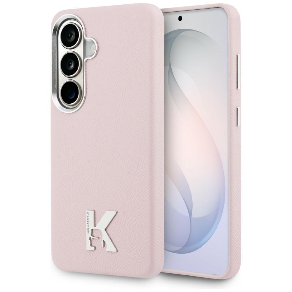 MagSafe hoes voor Samsung Galaxy S26 S942, Karl Lagerfeld, Karl Head Logo, Roze