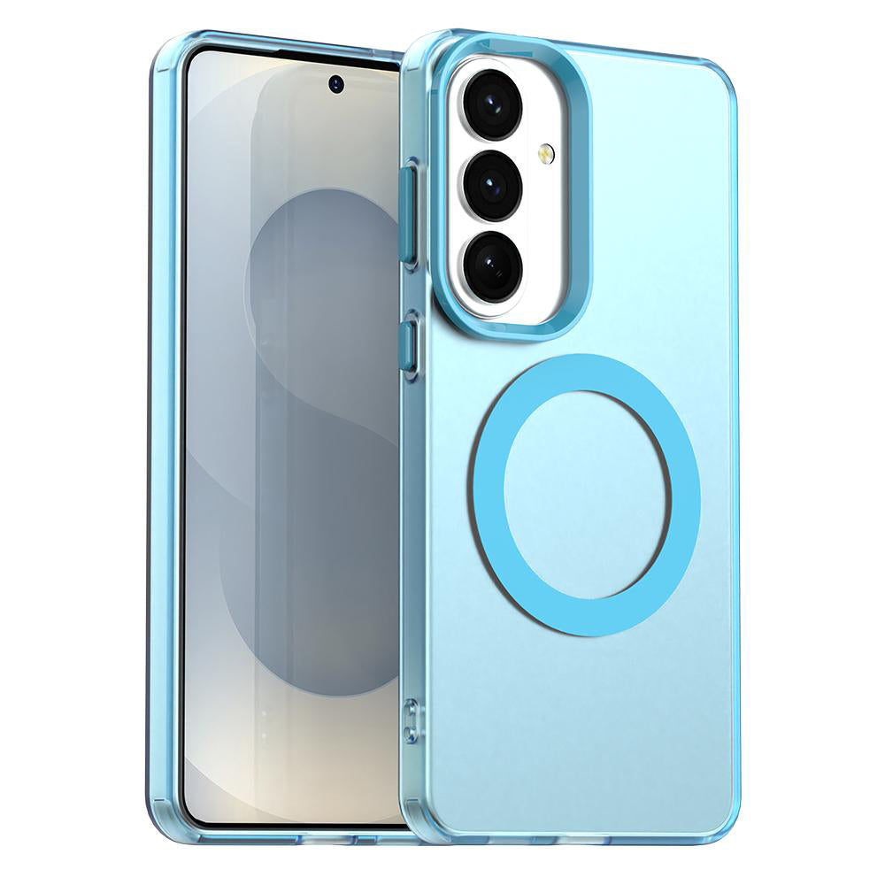 MagSafe hoesje voor Samsung Galaxy S26 S942, Techsuit, CandyCase, Blauw