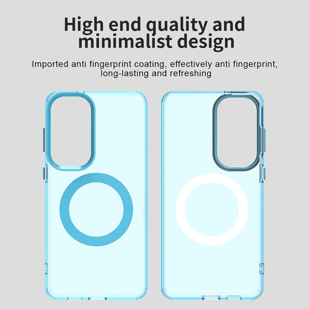 MagSafe hoesje voor Samsung Galaxy S26 S942, Techsuit, CandyCase, Blauw