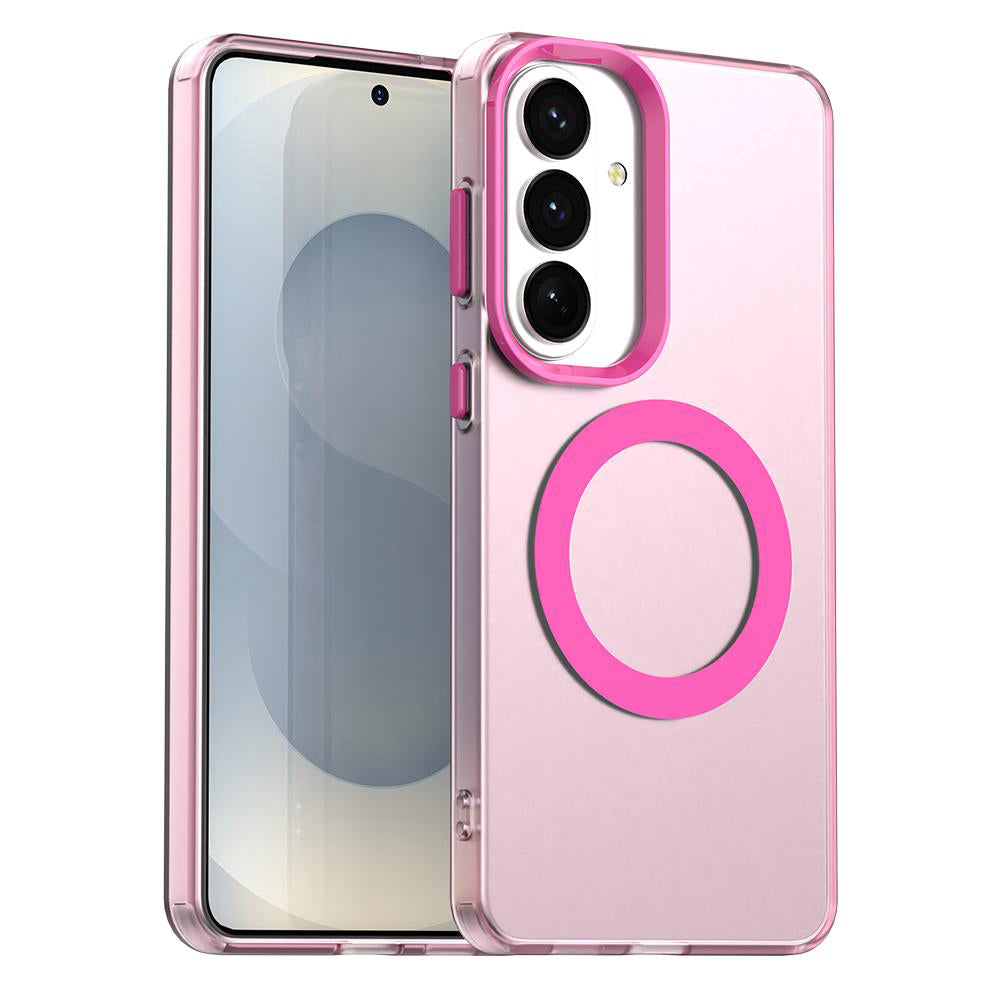 MagSafe hoesje voor Samsung Galaxy S26 S942, Techsuit, CandyCase, Roze
