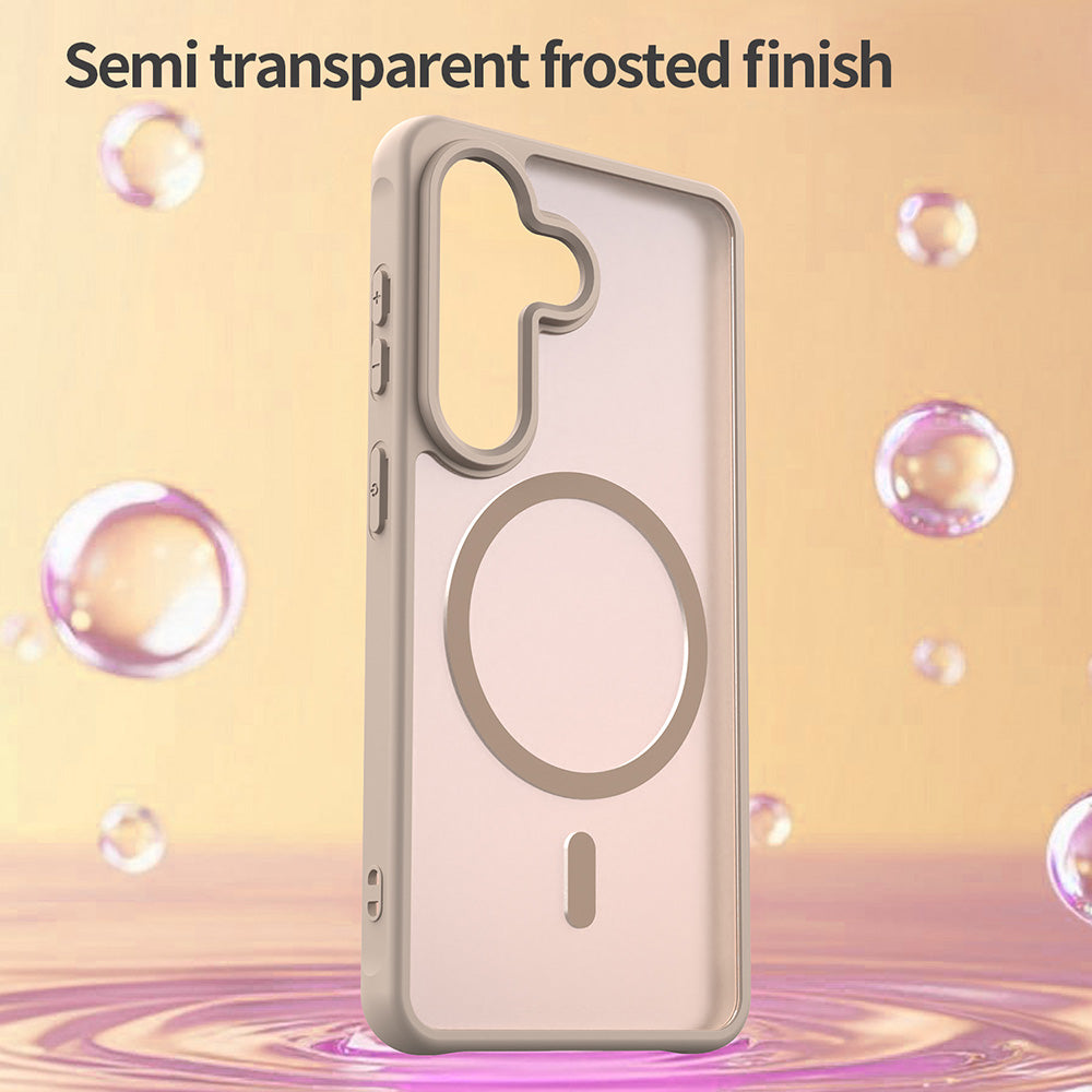 MagSafe Case for Samsung Galaxy S26 S942, Techsuit, HaloFrost II, Gold