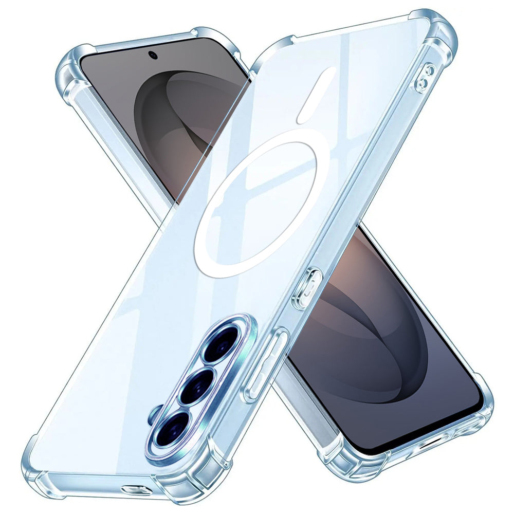 MagSafe hoesje voor Samsung Galaxy S26 S942, Techsuit, Schokbestendig, Transparant
