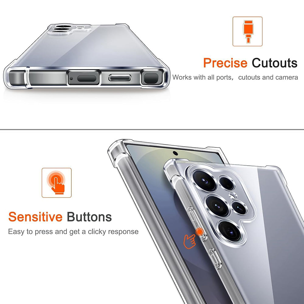 MagSafe hoesje voor Samsung Galaxy S26 S942, Techsuit, Schokbestendig, Transparant