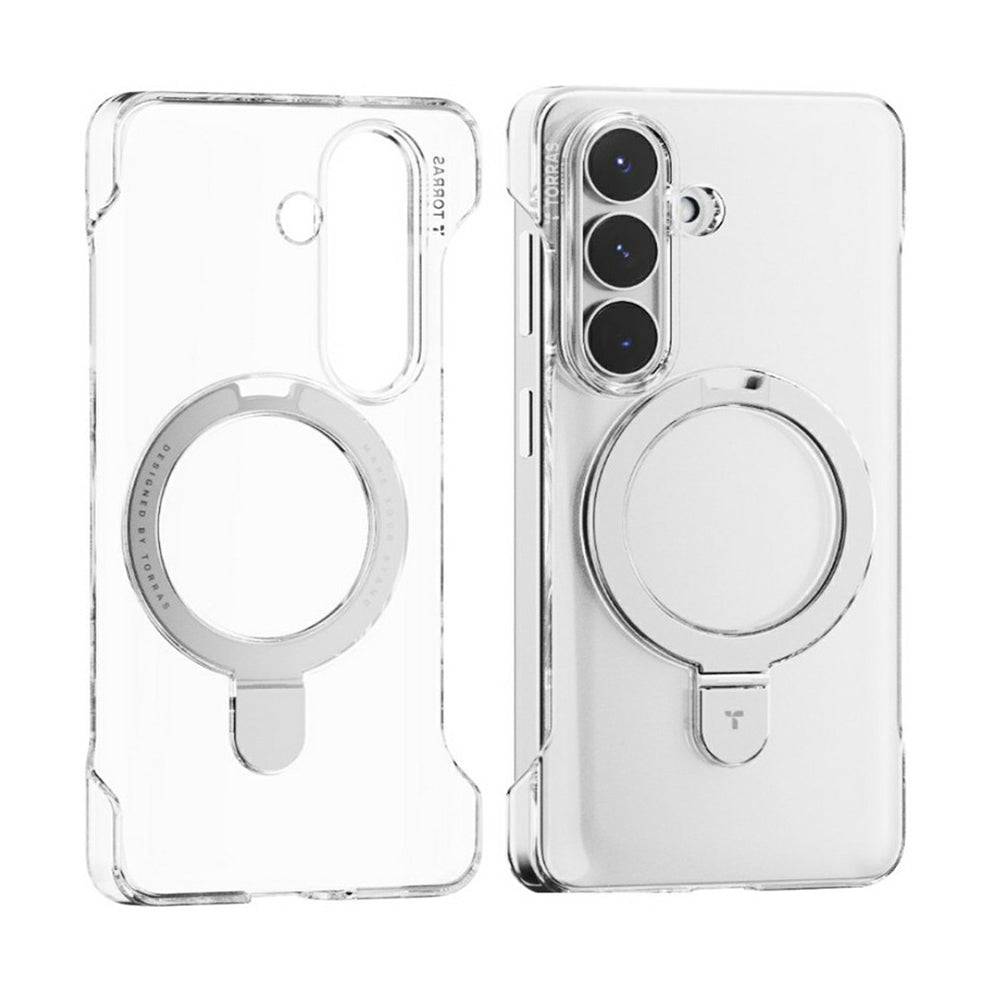 MagSafe Case for Samsung Galaxy S26 S942, Torras, Ostand Slim, Transparent