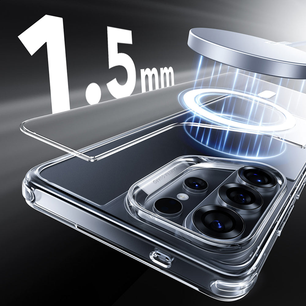 MagSafe hoesje voor Samsung Galaxy S26 Ultra S948, ESR, Classic Hybrid, Transparant