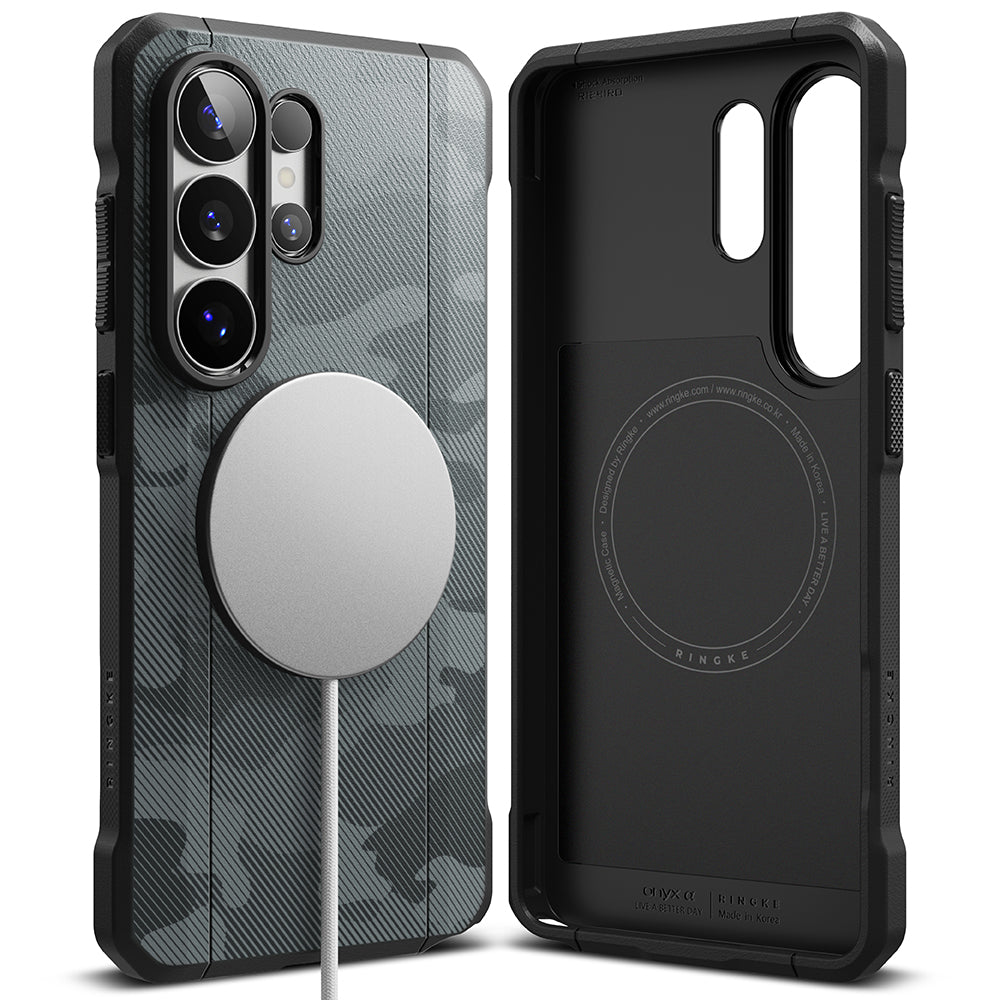 MagSafe hoesje voor Samsung Galaxy S26 Ultra S948, Ringke, Onyx Alpha, Camouflage
