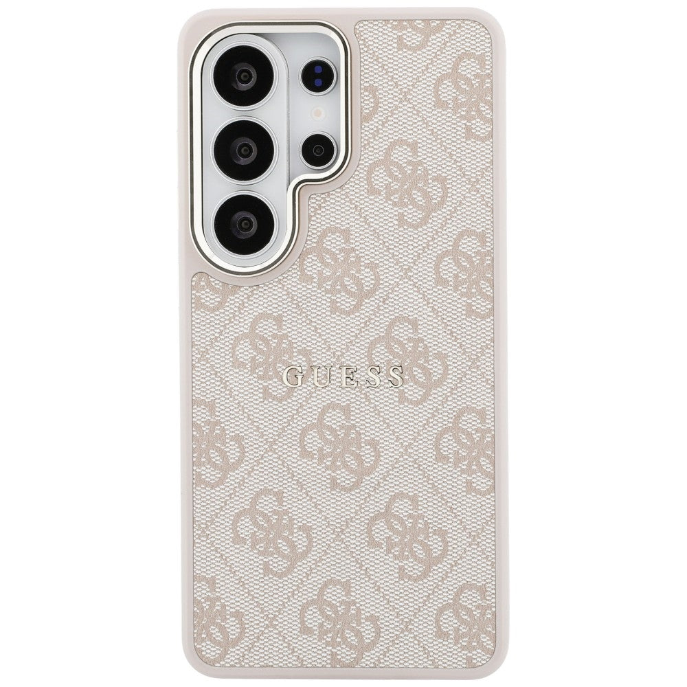 MagSafe hoesje voor Samsung Galaxy S26 Ultra S948, Guess, 4G Embossed Ring, Roze