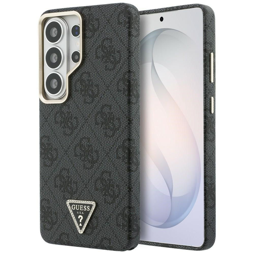 MagSafe hoesje voor Samsung Galaxy S26 Ultra S948, Guess, 4G Triangle Logo, Zwart
