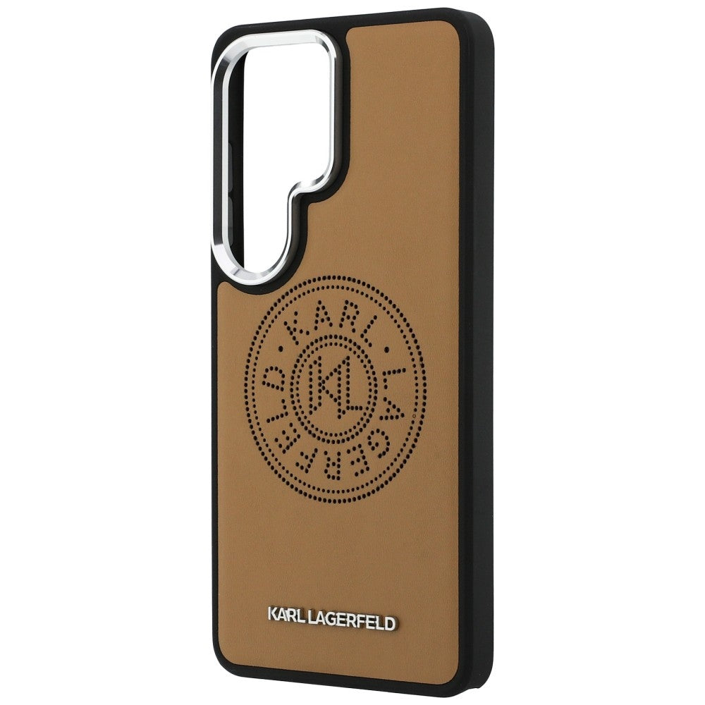 MagSafe hoes voor Samsung Galaxy S26 Ultra S948, Karl Lagerfeld, Karl Round Point Logo, Bruin