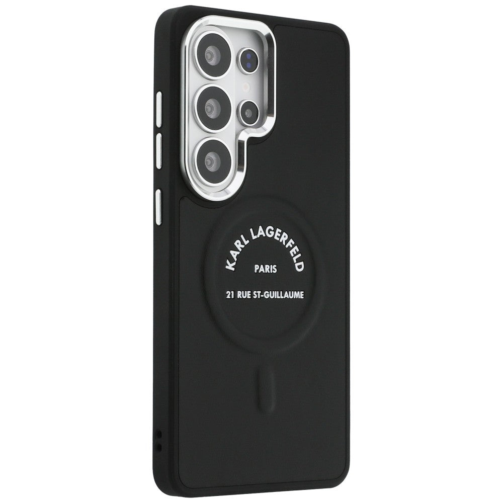 MagSafe hoes voor Samsung Galaxy S26 Ultra S948, Karl Lagerfeld, Karl RSG Logo, Zwart