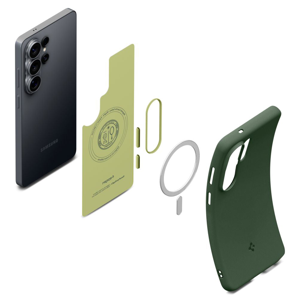 MagSafe Case for Samsung Galaxy S26 Ultra S948, Spigen, Caseology Nano Pop, Green ACS11039