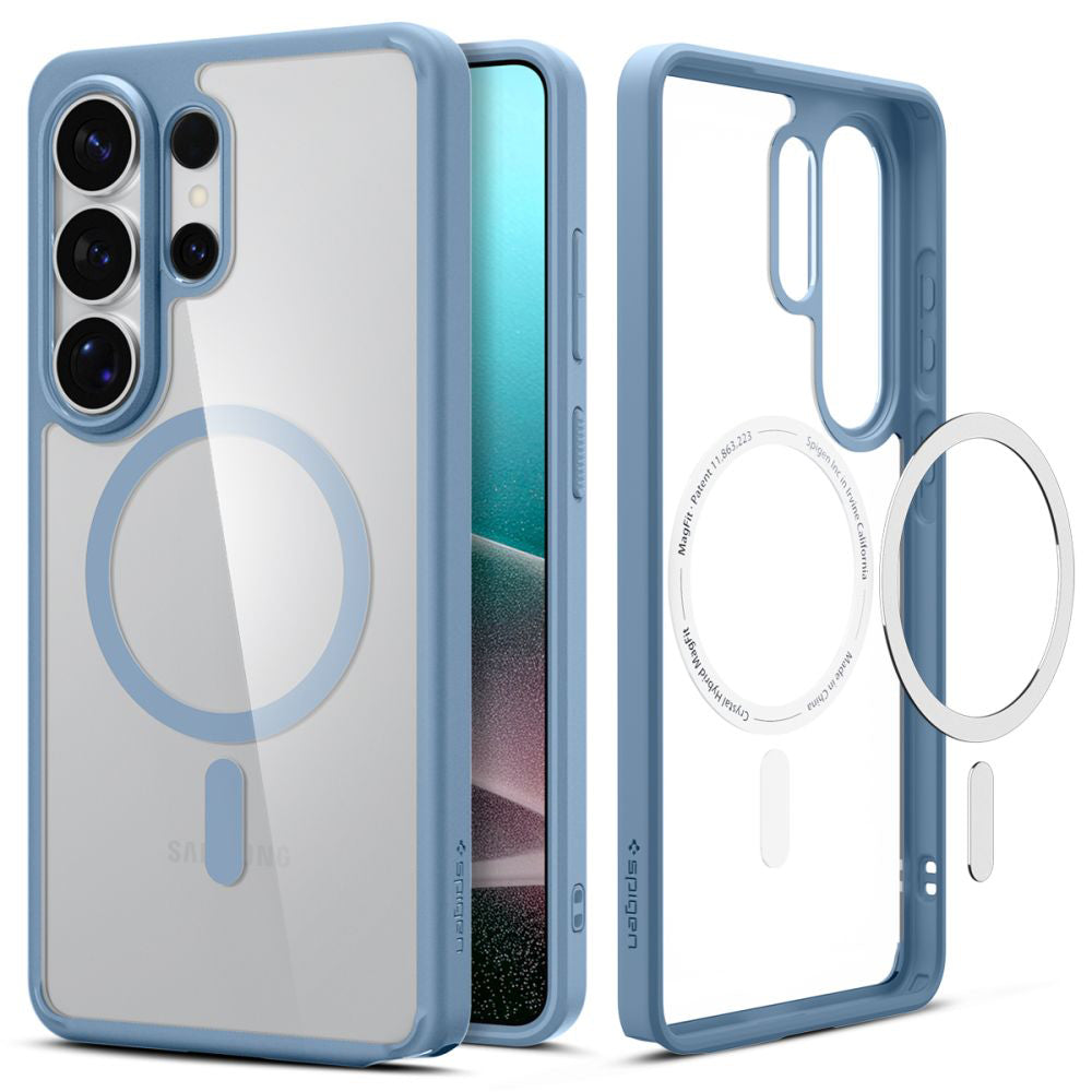 MagSafe hoesje voor Samsung Galaxy S26 Ultra S948, Spigen, Ultra Hybrid, Blauw ACS11207
