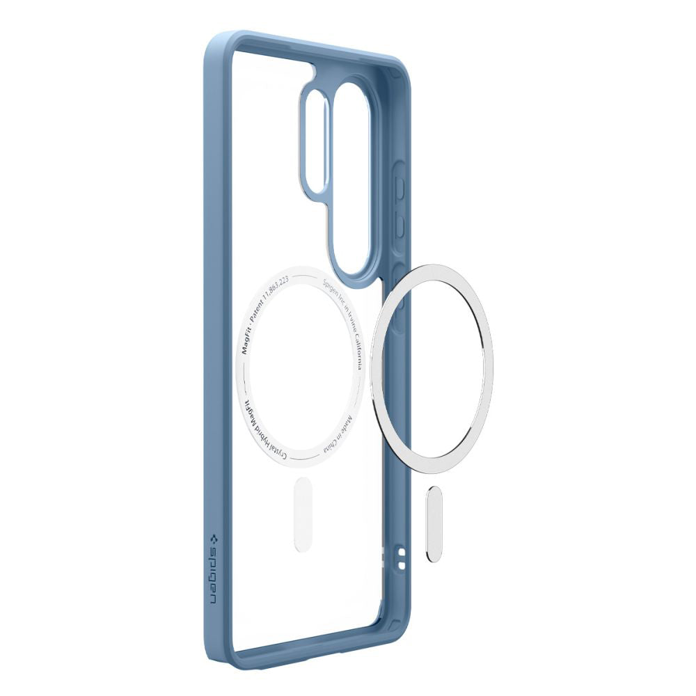 MagSafe hoesje voor Samsung Galaxy S26 Ultra S948, Spigen, Ultra Hybrid, Blauw ACS11207