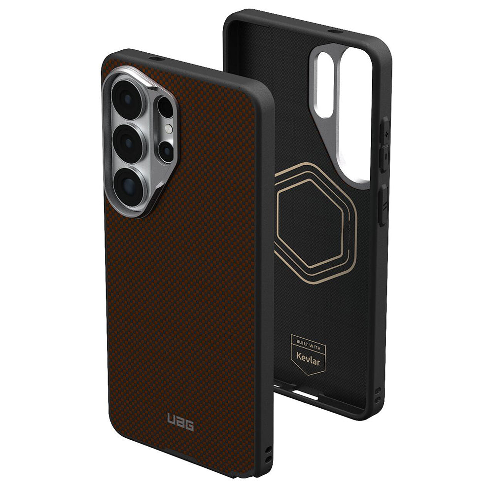 MagSafe-hoesje voor Samsung Galaxy S26 Ultra S948, Urban Armor Gear, Fibr Armr, Oranje Zwart