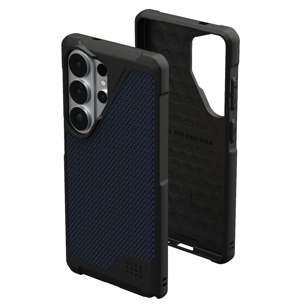 MagSafe-hoes voor Samsung Galaxy S26 Ultra S948, Urban Armor Gear, Metropolis LT Kevlar, Marineblauw