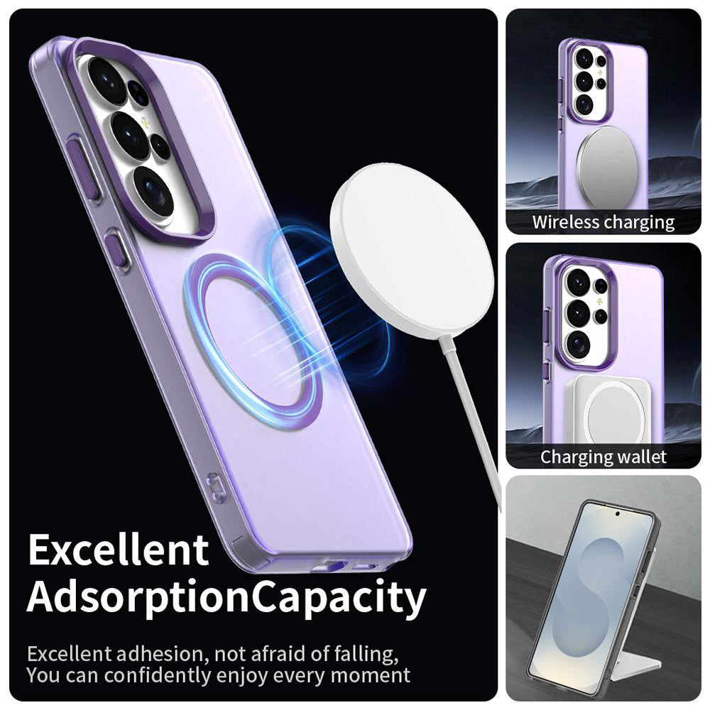 MagSafe hoesje voor Samsung Galaxy S26 Ultra S948, Techsuit, CandyCase, Paars