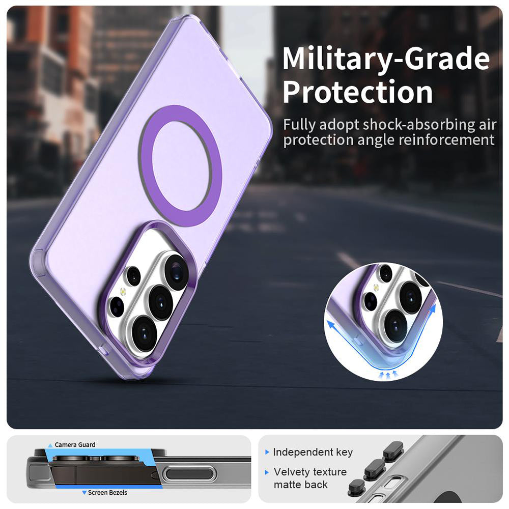 MagSafe hoesje voor Samsung Galaxy S26 Ultra S948, Techsuit, CandyCase, Paars