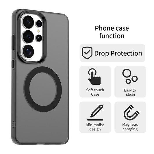 MagSafe hoesje voor Samsung Galaxy S26 Ultra, Techsuit, CandyCase, Zwart