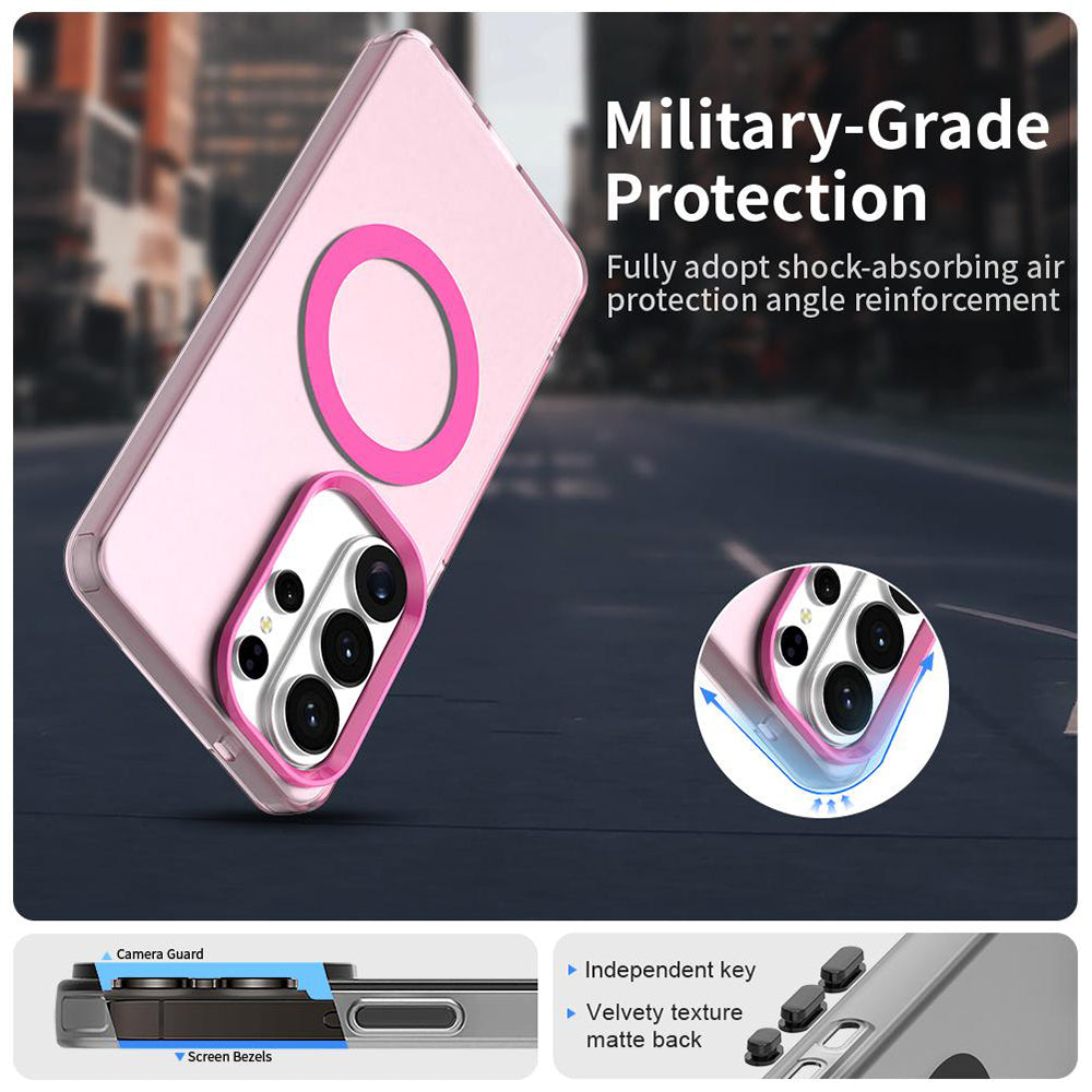 MagSafe hoesje voor Samsung Galaxy S26 Ultra S948, Techsuit, CandyCase, Roze