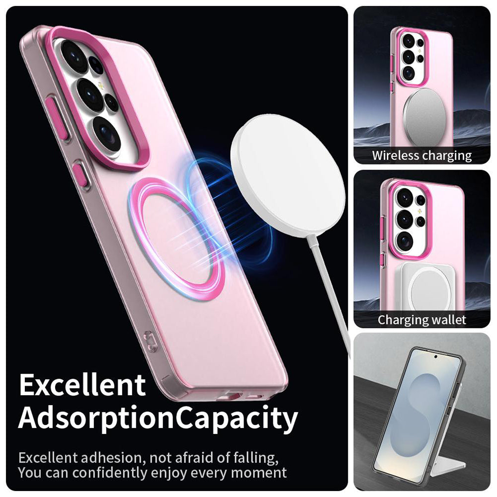 MagSafe hoesje voor Samsung Galaxy S26 Ultra S948, Techsuit, CandyCase, Roze