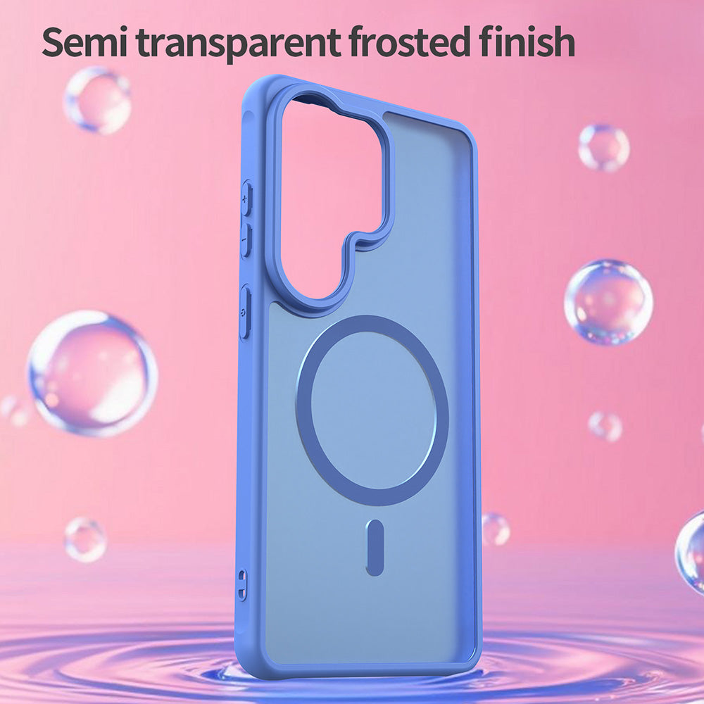 MagSafe hoesje voor Samsung Galaxy S26 Ultra S948, Techsuit, HaloFrost II, Blauw