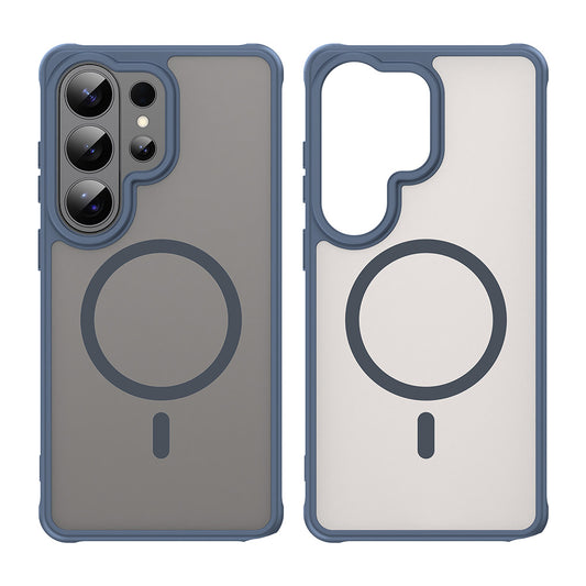 MagSafe hoesje voor Samsung Galaxy S26 Ultra, Techsuit, HaloFrost II, Marineblauw