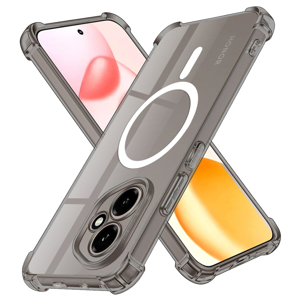 MagSafe hoesje voor Samsung Galaxy S26 Ultra S948, Techsuit, Schokbestendig, Rookkleurig