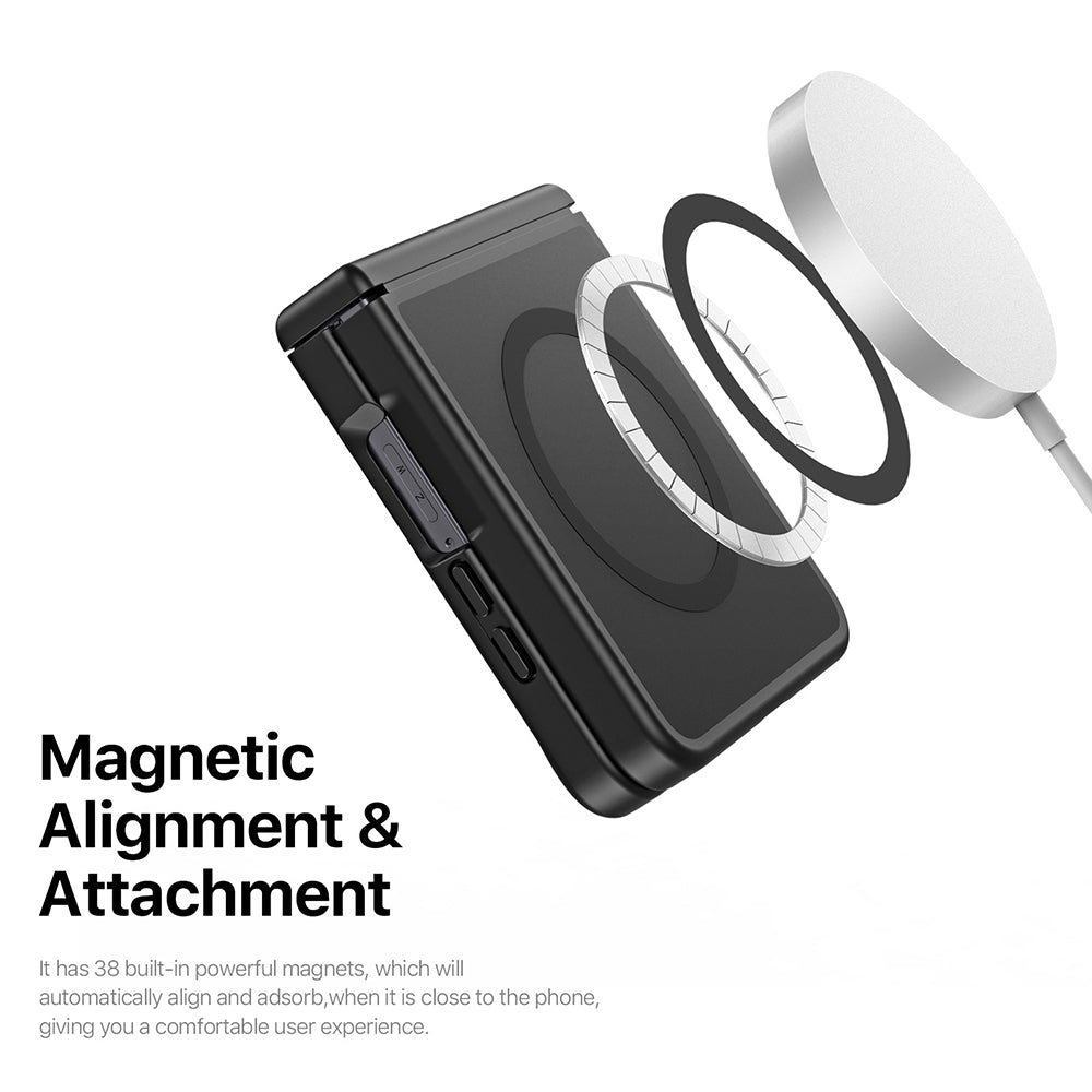 MagSafe-hoesje voor Samsung Galaxy Z Flip8 F776, DUX DUCIS, Yind, Lichtroze