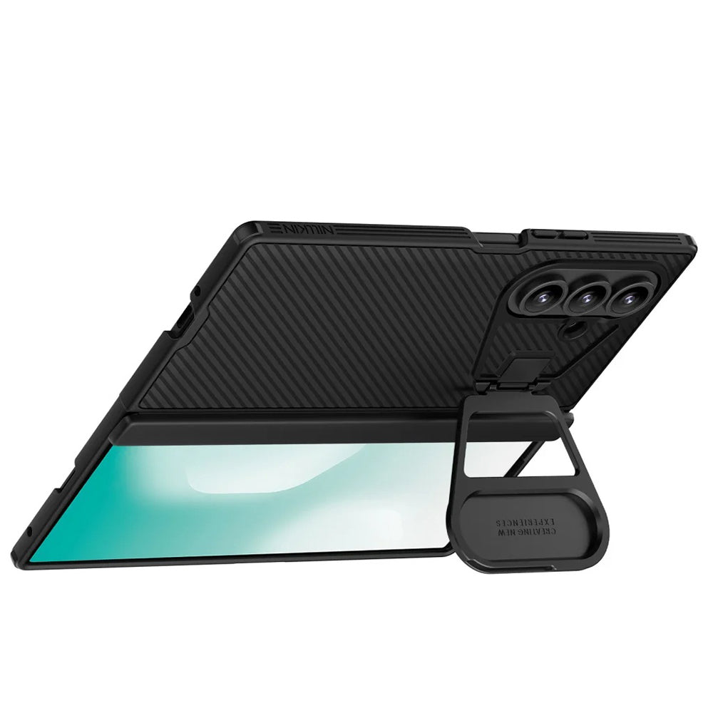 MagSafe-hoes voor Samsung Galaxy Z Fold7 F966, Nillkin, CamShield Prop met metalen lenskap, zwart