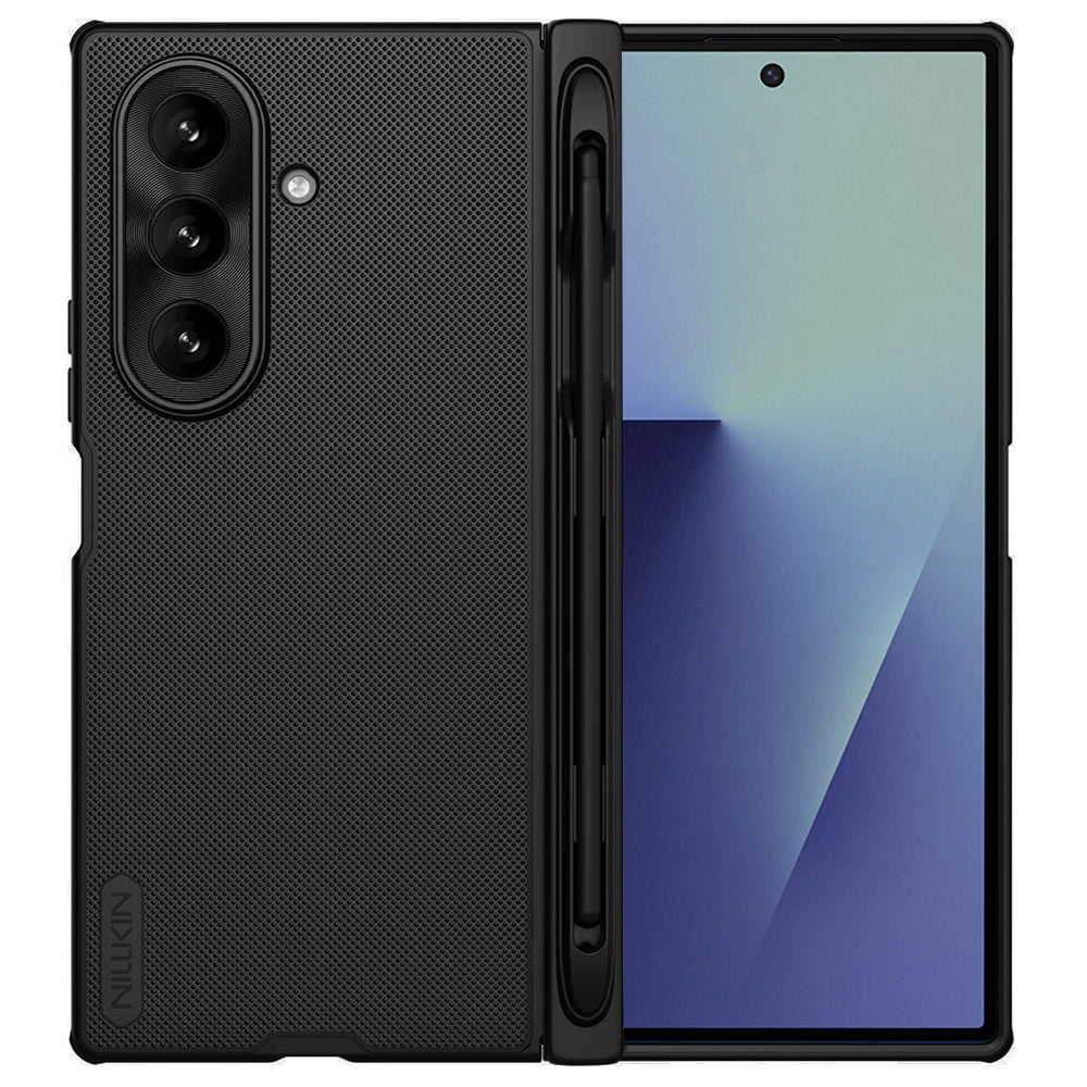 MagSafe-hoesje voor Samsung Galaxy Z Fold7 F966, Nillkin, Super Frosted Shield met pennenhouder, zwart