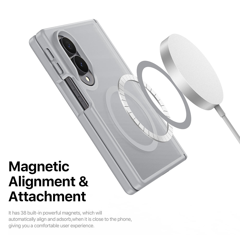 MagSafe-hoesje voor Samsung Galaxy Z Fold8 F971, DUX DUCIS, Yind, grijs